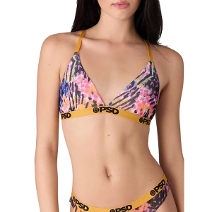 Women's PSD Mesh Triangle Bralette XSmall Vibin' Snake