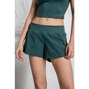 Women's RAE MODE Stretch Woven 2 in 24 Shorts XLarge Everglade Green