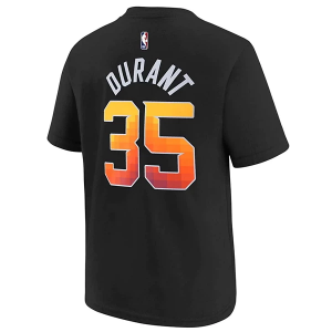Kids' Phoenix Suns Kevin Durant #35 Statement Name & Number Nike T-Shirt XLarge Black