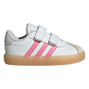 adidas VL Court 3.0 Shoes Toddler 5T Regular White/Pink