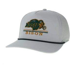 North Dakota State Bison Legacy Cut Above Adjustable Hat One Size White