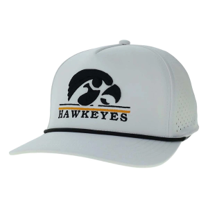 Iowa Hawkeyes Legacy Cut Above Adjustable Hat One Size White