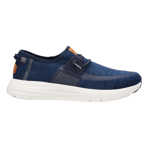 Men's HEYDUDE Sirocco Dual Knit Sneakers 11 Regular Navy/White