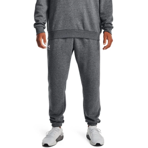 Men's Under Armour Essential Fleece Joggers Small Pitch Grey Heather/White Regular