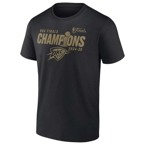 Oklahoma City Thunder 2025 Finals Champions Fanatics T-Shirt Small Black