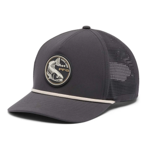 Columbia Tidal Pursuit 3D Stretch Snapback Hat One Size Shark/Fish Circle Red Fish
