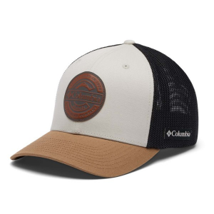 Men's Columbia Rugged Outdoor Mesh Fitted Cap L/XL Dark Stone/Delta
