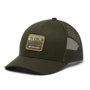 Men's Columbia Mesh Snapback Hat One Size Greenscape/Sisters