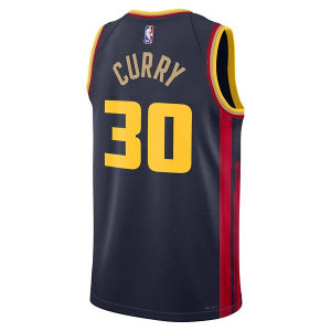 Golden State Warriors Steph Curry #30 Nike 2024 City Edition Jersey Large Navy