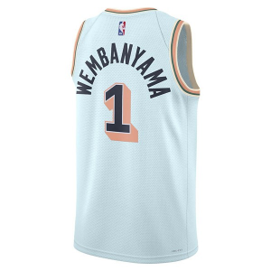 San Antonio Spurs Victor Wembanyama #1 Nike 2024 City Edition Jersey XLarge Blue