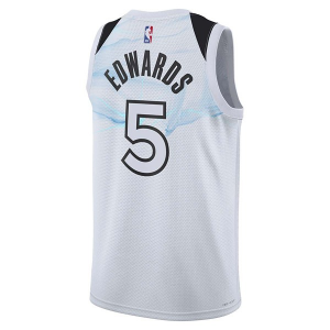 Minnesota Timberwolves Anthony Edwards #5 Nike 2024 City Edition Jersey XLarge White