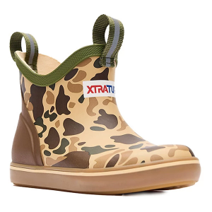 Kids' Xtratuf Ankle Deck Deck Boots Outdoor Little 13Y Duck Camo