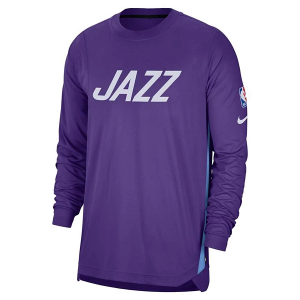 Utah Jazz Nike 2024 City Edition Pregame Crewneck 2XLarge Purple