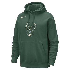 Milwaukee Bucks Nike Club Hoodie Medium Fir