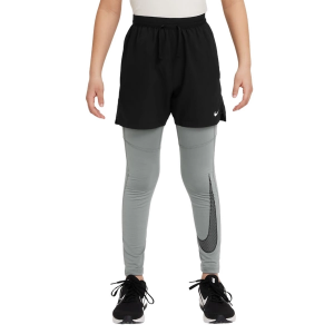 Boys' Nike Pro Dri-FIT Training Tights XLarge Smoke Grey/Black
