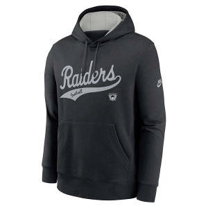 Las Vegas Raiders Nike Rewind Club Hoodie Medium Black
