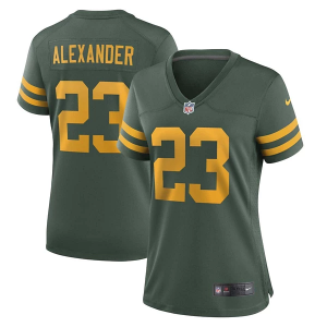 Women's Green Bay Packers Jaire Alexander #23 Nike Alternate Game Jersey Small Green
