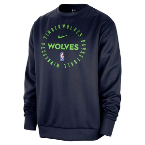 Minnesota Timberwolves Nike Spotlight Crewneck Small Navy