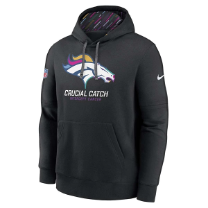 Denver Broncos Nike 2024 Crucial Catch Club Hoodie XLarge Black
