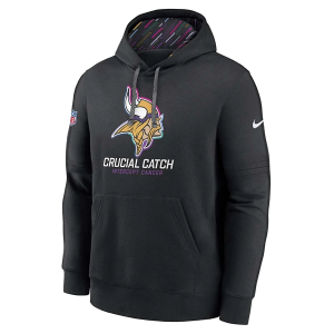 Minnesota Vikings Nike 2024 Crucial Catch Club Hoodie Medium Black