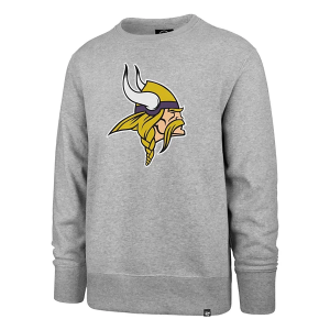 Minnesota Vikings 47 Brand Imprint Crewneck Large Slate