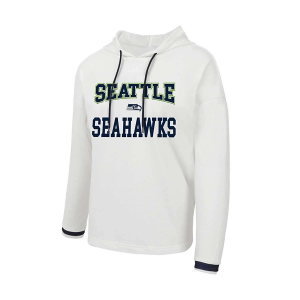 Women's Seattle Seahawks Concepts Sport Borough Hoodie Small White