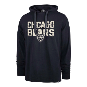 Chicago Bears 47 Brand Erosion Hoodie Large Navy