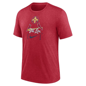 St. Louis Cardinals City Connect Triblend T-Shirt Small Red