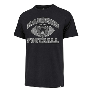 Las Vegas Raiders 47 Brand Pathway T-Shirt Medium Black