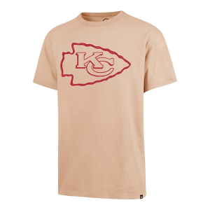 Kansas City Chiefs 47 Brand River T-Shirt Medium Tan