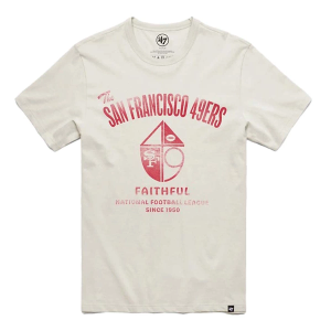 San Francisco 49ers 47 Brand Wide Open T-Shirt Medium Dune