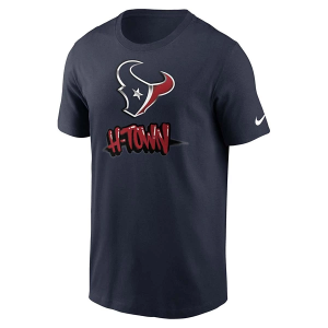 Houston Texans Nike H-Town T-Shirt Small Navy