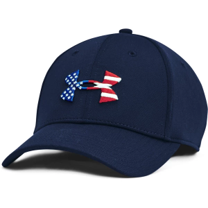Men's Under Armour Freedom Blitzing Flexfit Hat Large Academy / Black / White