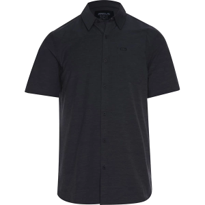 Men's O'Neill Trvlr Traverse Solid Relaxed Fit Button Up Shirt 2XLarge Black