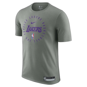 Los Angeles Lakers 2024 Practice Nike T-Shirt Small Grey Heather