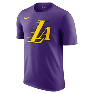 Los Angeles Lakers 2024 City Edition Logo Nike T-Shirt Medium Purple