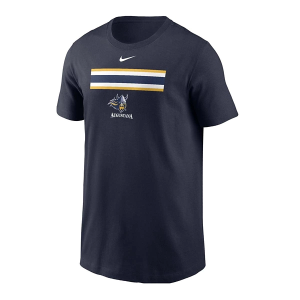 Augustana Vikings Nike Stripe Kids' T-Shirt Medium Navy