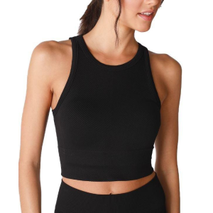 Women's NikiBiki Chevron Highneck Crop Tank Top