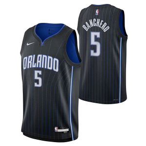 Kids' Orlando Magic Paolo Banchero #5 Nike Icon Jersey Medium Black