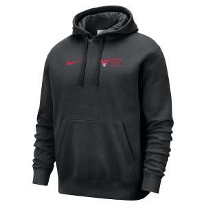 Chicago Bulls Jordan Courtside Club Hoodie Small Black