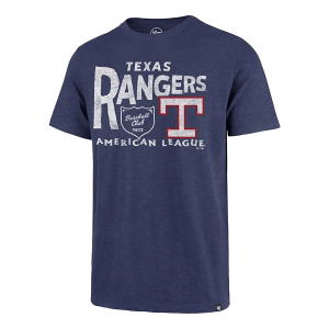 Texas Rangers Cooperstown Forkball T-Shirt Medium Blue