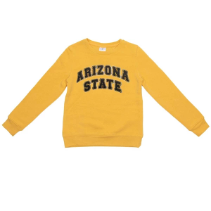 Arizona State Sun Devils ZooZatZ Kids Girls' Crew Medium Gold