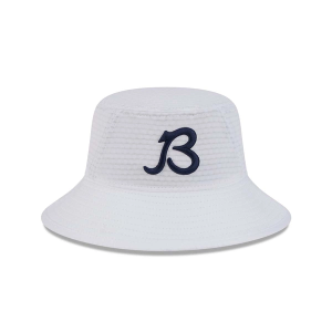 Kids' Chicago Bears New Era 2024 Training Camp Bucket Hat One Size White