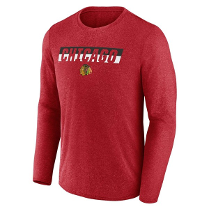 Chicago Blackhawks Fanatics Transition Long Sleeve T-Shirt 2XLarge Red