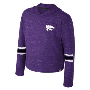Kansas State Wildcats Colosseum Kids Girls' Hoodie Small Black