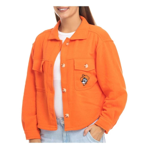 ZooZatZ Women's Oklahoma State Cowboys Fleece Shacket
