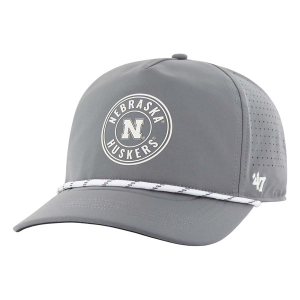 Nebraska Cornhuskers 47 Brand Loop Hitch Adjustable Hat One Size Grey Heather