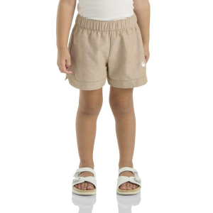 Girls' Carhartt Elastic Waistband Chambray Lounge Shorts Toddler 2T Brown