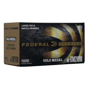 Federal Federal Premium Gold Medal Large Rifle Match .210 Primer Brick - $71.99 at SCHEELS