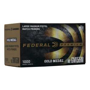 Federal Federal Premium Gold Medal Large Magnum Pistol Match .155 Primer Brick - $67.49 at SCHEELS
